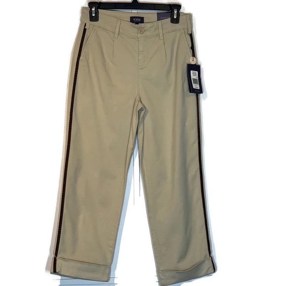 NYDJ Straight Ankle Chino Pants With Cuff in Stretch Twill - Picture 4 of 16